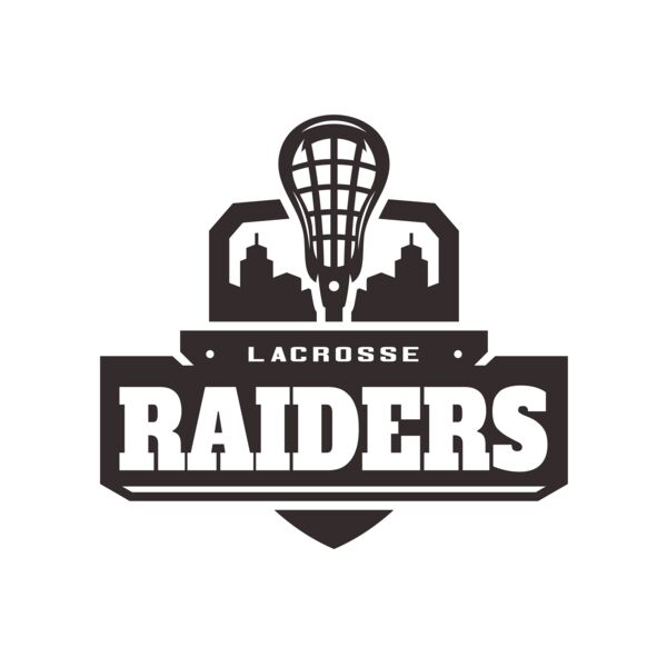 Raiders Lacrosse Logo Template Miniatura