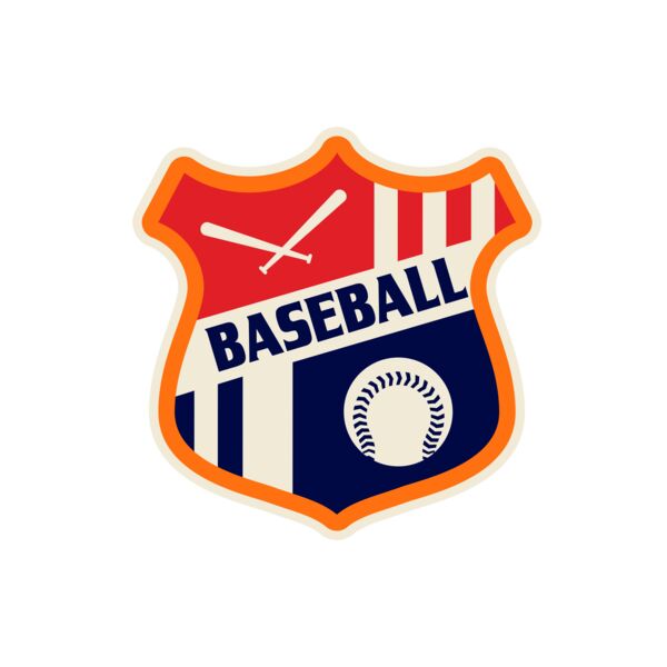 Baseball Logo Team 08 Miniatura