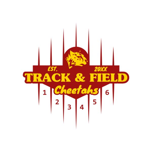 Cheetahs Track & Field Team 02 Miniatura