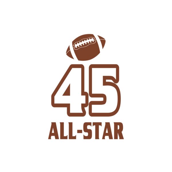 American Football Number 01 Miniatura