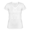 Playera Dama: Algodón Peinado Cuello V Miniatura