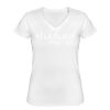Playera Dama: Algodón Peinado Cuello V Miniatura