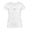 Playera Dama: Algodón Peinado Cuello V Miniatura