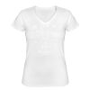 Playera Dama: Algodón Peinado Cuello V Miniatura